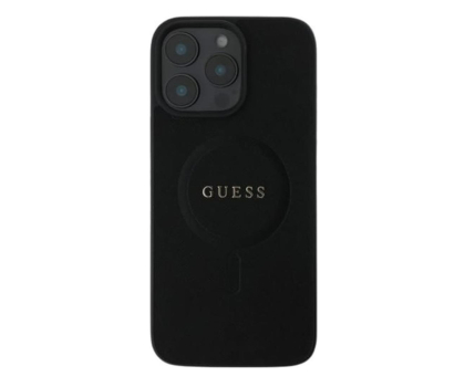 Etui / obudowa na smartfona Guess Saffiano Classic Logo do iPhone 16 Plus czarny